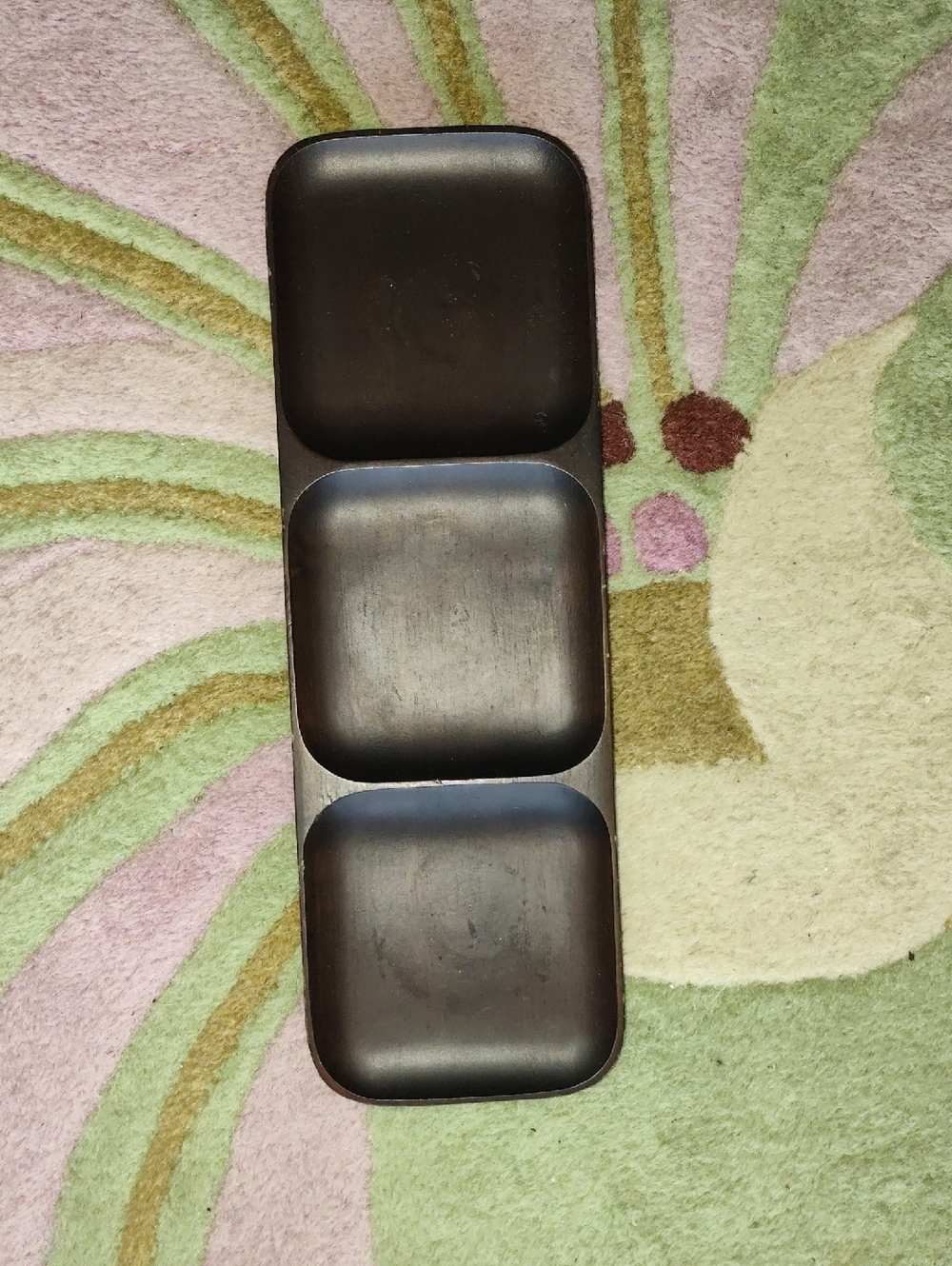 West Elm Black Decorative Tray
